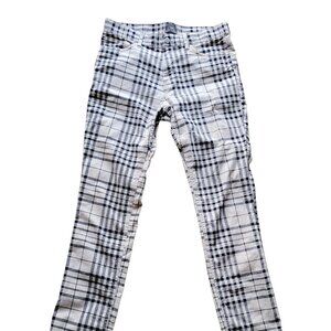 Plaid Skinny Fit H & M Pants
